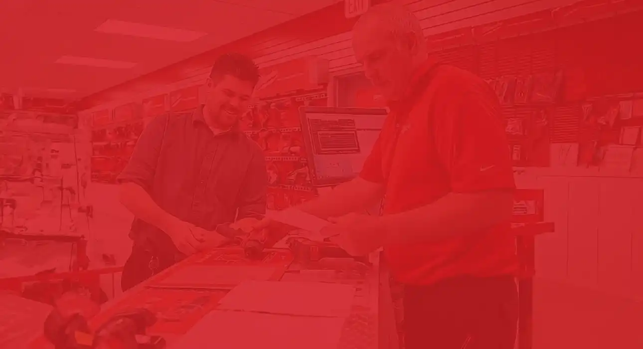 fondo rojo mantenimiento herramientas milwaukee